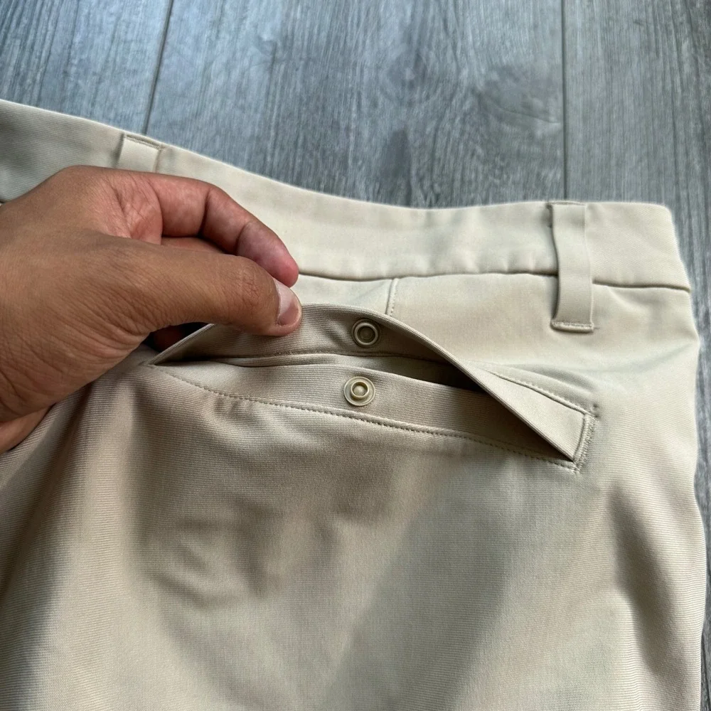 NWOT Lululemon ABC Chino Beige Shorts size 31 Mens Casual Golf